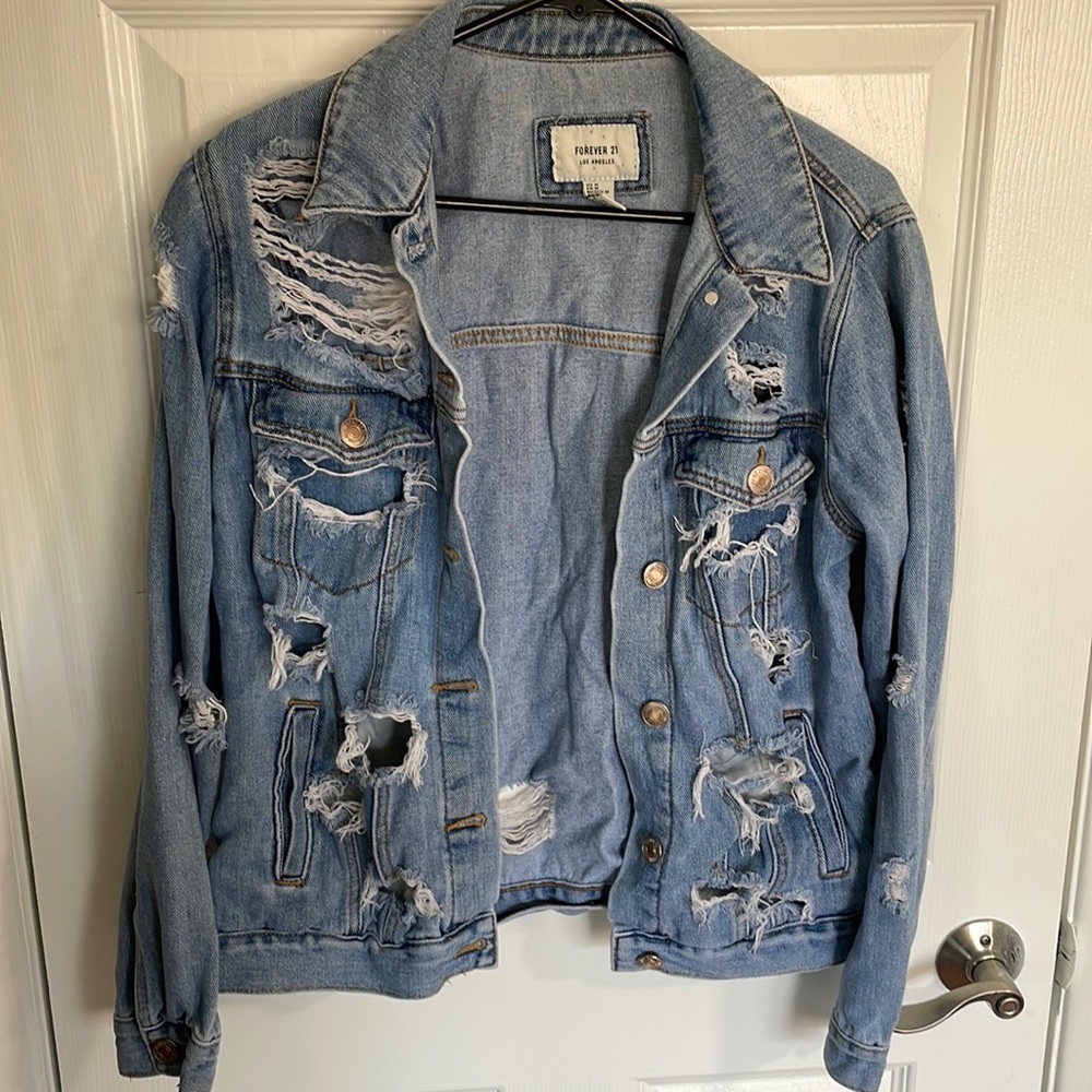 Ripped Jean jacket